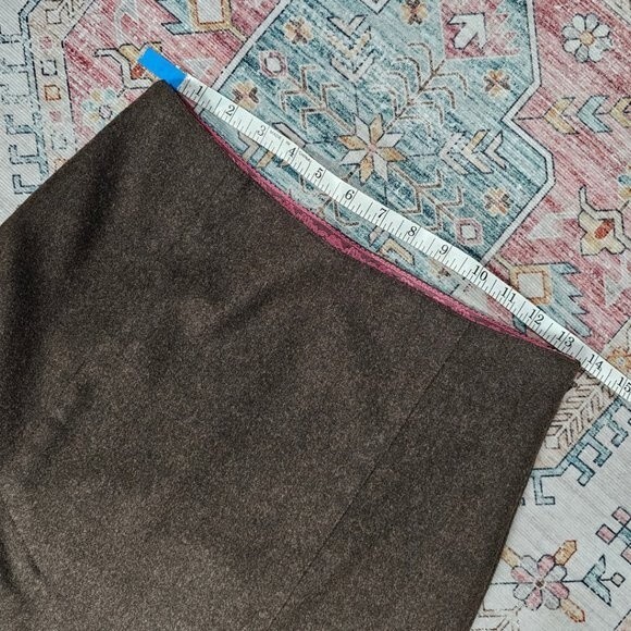 Vintage Y2K Skirt Cottage Academia Steampunk Coquette Feminine Wool Blend Size M - Picture 3 of 7